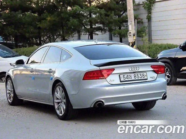 AUDI A7 2012 — 235 500 км, серебристо-серый, Корея — под ключ — фото 2