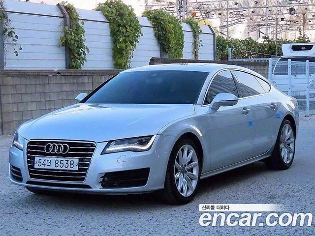 AUDI A7 2012 — 235 500 км, серебристо-серый, Корея — под ключ — фото 11