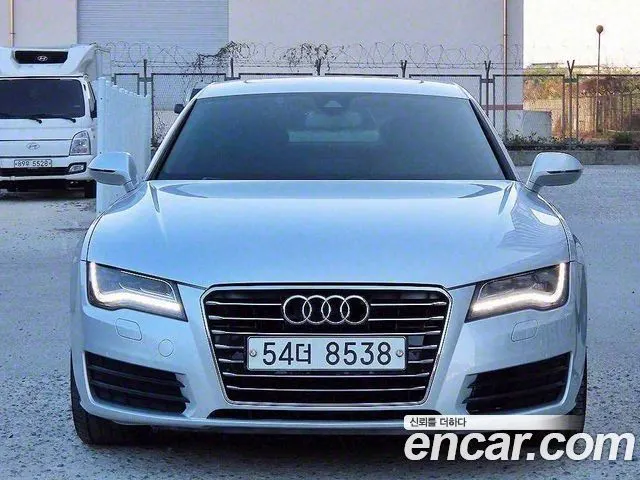 AUDI A7 2012 — 235 500 км, серебристо-серый, Корея — под ключ — фото 3