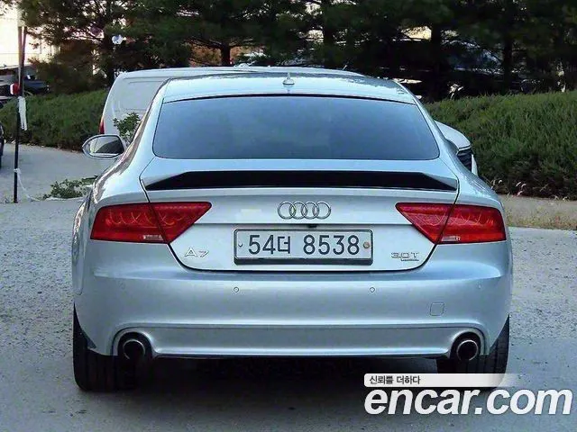 AUDI A7 2012 — 235 500 км, серебристо-серый, Корея — под ключ — фото 4