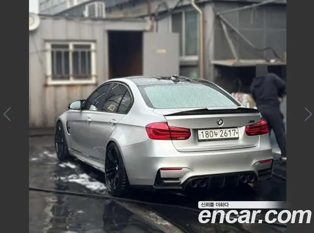 BMW M3 2017 — 131 781 км, жёлтый, Корея — под ключ — фото 3