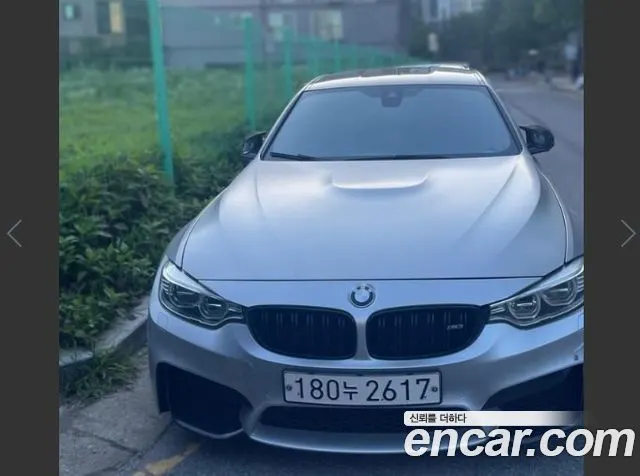 BMW M3 2017 — 131 781 км, жёлтый, Корея — под ключ — фото 5