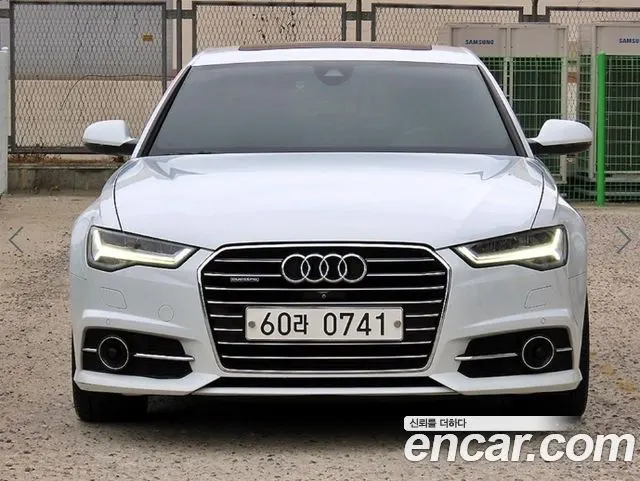 AUDI A6 2016 — 141 762 км, белый, Корея — под ключ — фото 3