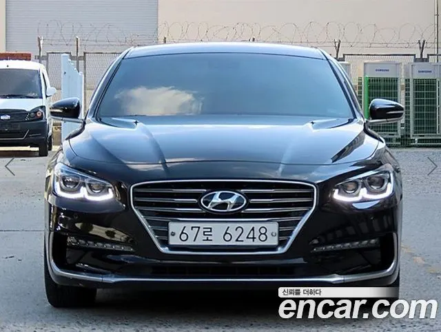 HYUNDAI GRANDEUR HYBRID 2018 — 211 756 км, чёрный, Корея — под ключ — фото 6