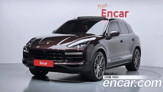 PORSCHE CAYENNE 2021 — 46 486 км, коричневый, Корея — под ключ — фото 1
