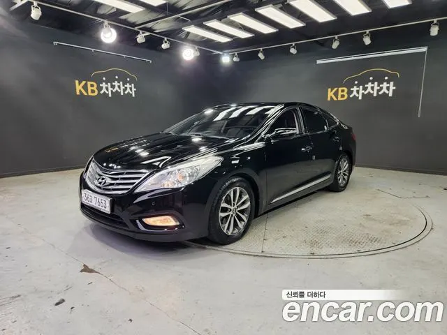 HYUNDAI GRANDEUR 2012 — 127 166 км, чёрный, Корея — под ключ — фото 2