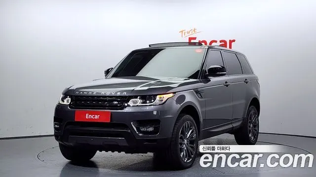 LAND ROVER RANGE ROVER SPORT 2016 — 153 704 км, серый, Корея — под ключ — фото 1