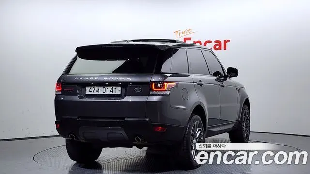 LAND ROVER RANGE ROVER SPORT 2016 — 153 704 км, серый, Корея — под ключ — фото 2