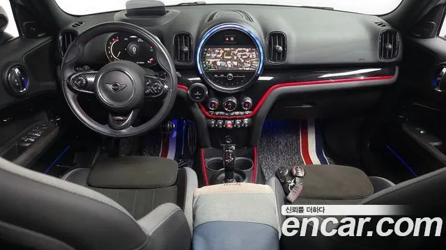 MINI COOPER S COUNTRYMAN 2021 — 91 639 км, серебристо-серый, Корея — под ключ — фото 7