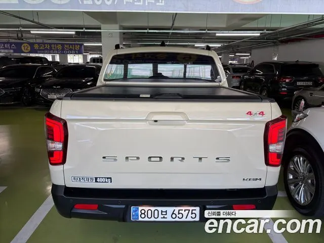 KGM REXTON SPORTS 2024 — 37 224 км, белый-перламутр, Корея — под ключ — фото 4