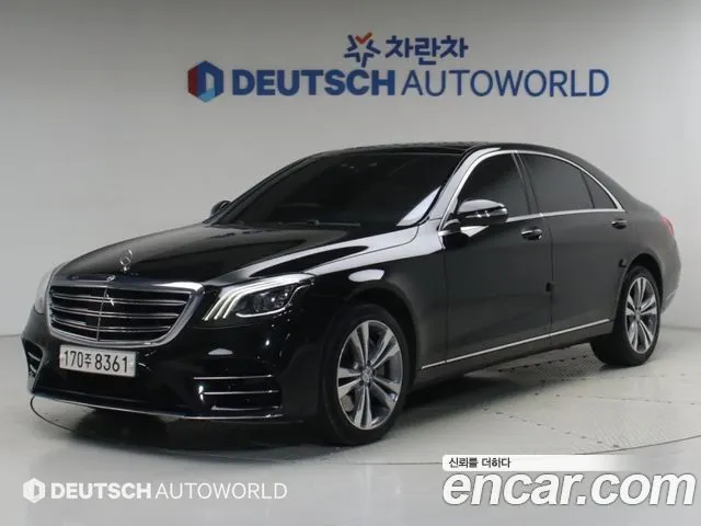 MERCEDES-BENZ S-CLASS W222 2018 — 217 245 км, чёрный, Корея — под ключ — фото 1