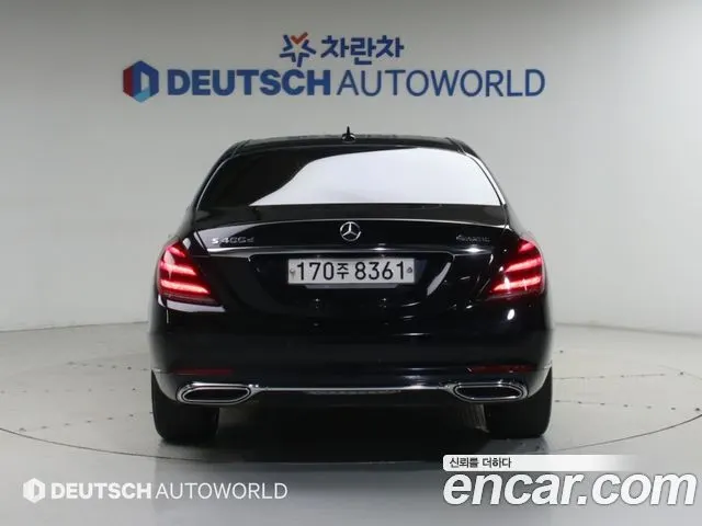 MERCEDES-BENZ S-CLASS W222 2018 — 217 245 км, чёрный, Корея — под ключ — фото 4