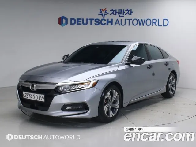 HONDA ACCORD 1 2019 — 115 613 км, серебристо-серый, Корея — под ключ — фото 1