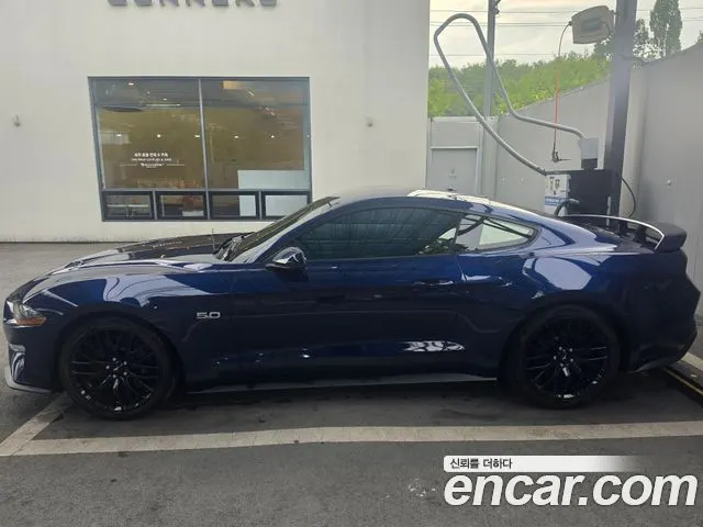 FORD MUSTANG 2019 — 65 000 км, синий, Корея — под ключ — фото 4