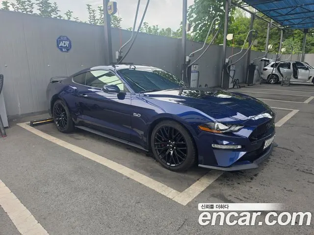 FORD MUSTANG 2019 — 65 000 км, синий, Корея — под ключ — фото 5