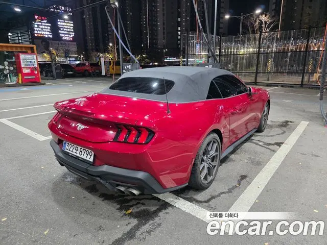 FORD MUSTANG 2024 — 25 000 км, бордовый, Корея — под ключ — фото 2
