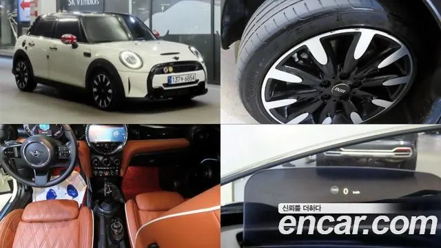MINI COOPER S 2023 — 46 900 км, белый-перламутр, Корея — под ключ — фото 1
