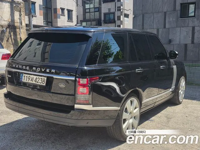 LAND ROVER RANGE ROVER 2016 — 228 741 км, чёрный, Корея — под ключ — фото 2