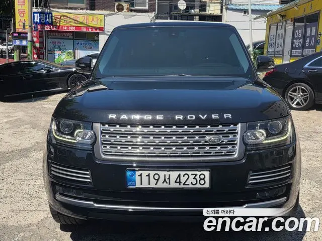 LAND ROVER RANGE ROVER 2016 — 228 741 км, чёрный, Корея — под ключ — фото 5