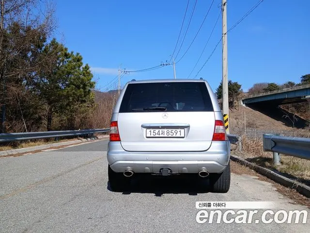 MERCEDES-BENZ M-CLASS W163 2002 — 220 000 км, светло-серебристый, Корея — под ключ — фото 3