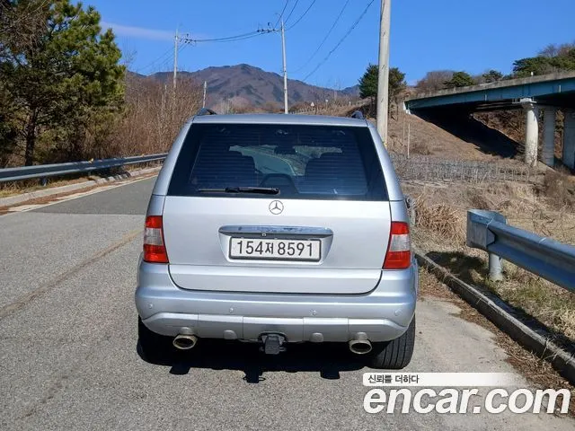 MERCEDES-BENZ M-CLASS W163 2002 — 220 000 км, светло-серебристый, Корея — под ключ — фото 4