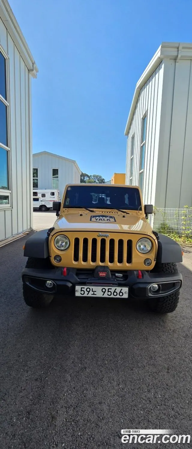 JEEP WRANGLER 2014 — 184 000 км, жёлтый, Корея — под ключ — фото 3