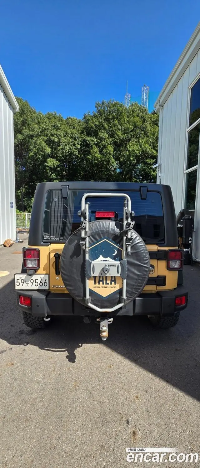 JEEP WRANGLER 2014 — 184 000 км, жёлтый, Корея — под ключ — фото 4