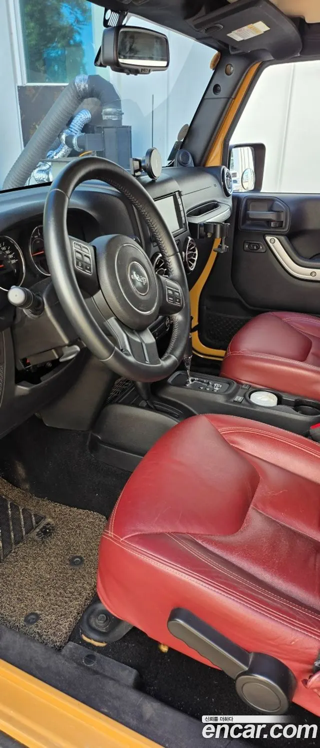 JEEP WRANGLER 2014 — 184 000 км, жёлтый, Корея — под ключ — фото 7