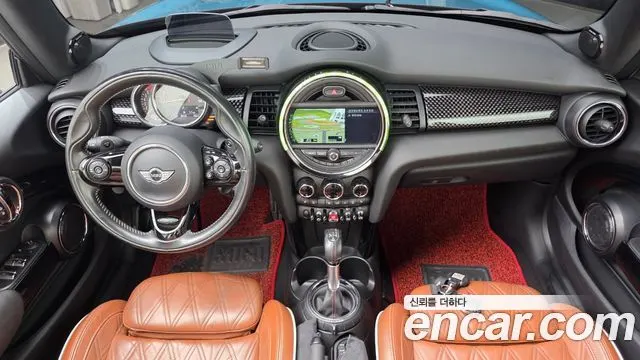 MINI COOPER S CONVERTIBLE 2016 — 80 223 км, бирюзовый, Корея — под ключ — фото 7