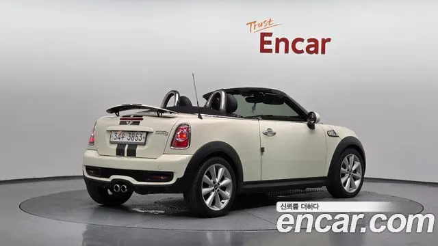 MINI COOPER S ROADSTER 2014 — 138 048 км, белый-перламутр, Корея — под ключ — фото 1