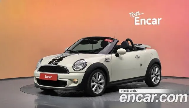 MINI COOPER S ROADSTER 2014 — 138 048 км, белый-перламутр, Корея — под ключ — фото 2