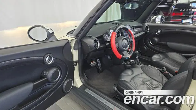 MINI COOPER S CONVERTIBLE 2014 — 126 408 км, белый-перламутр, Корея — под ключ — фото 10