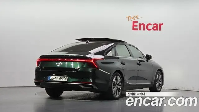 KIA K8 HYBRID 2023 — 103 482 км, тёмно-зелёный, Корея — под ключ — фото 2