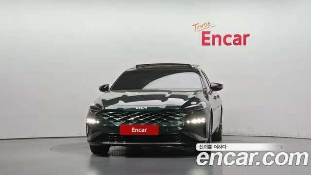 KIA K8 HYBRID 2023 — 103 482 км, тёмно-зелёный, Корея — под ключ — фото 3