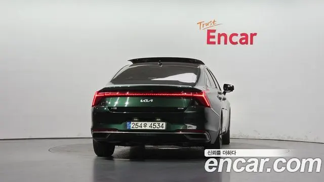 KIA K8 HYBRID 2023 — 103 482 км, тёмно-зелёный, Корея — под ключ — фото 4