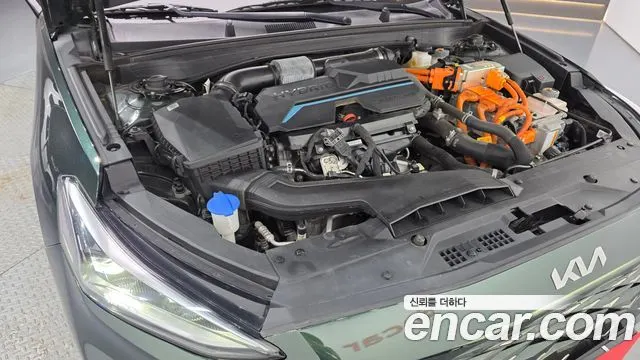 KIA K8 HYBRID 2023 — 103 482 км, тёмно-зелёный, Корея — под ключ — фото 6