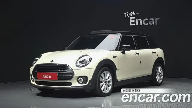 MINI COOPER D CLUBMAN 2021 — 94 888 км, белый-перламутр, Корея — под ключ — фото 1