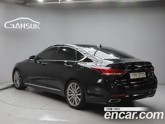 HYUNDAI GENESIS DH 2015 — 247 930 км, чёрный, Корея — под ключ — фото 2