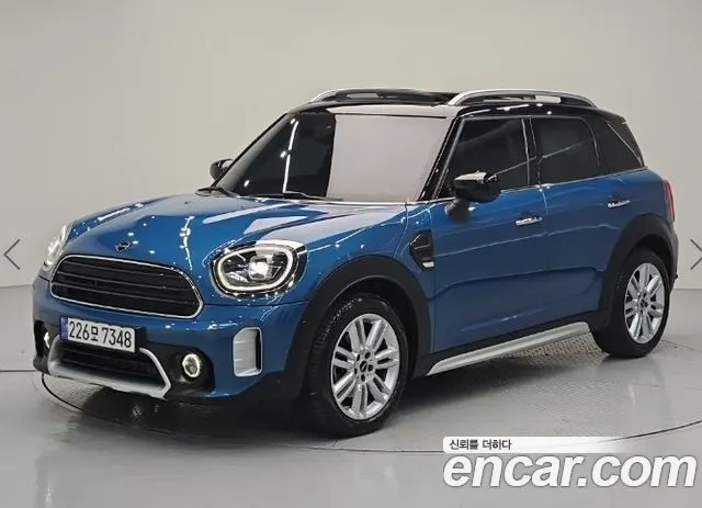 MINI COOPER COUNTRYMAN 2023 — 54 439 км, синий, Корея — под ключ — фото 1