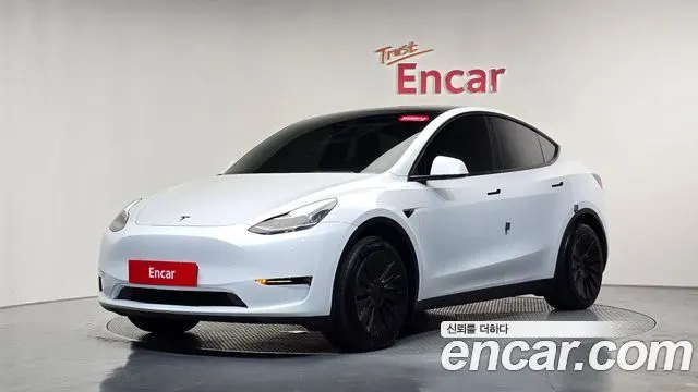 TESLA MODEL Y 2021 — 87 422 км, белый, Корея — под ключ — фото 11