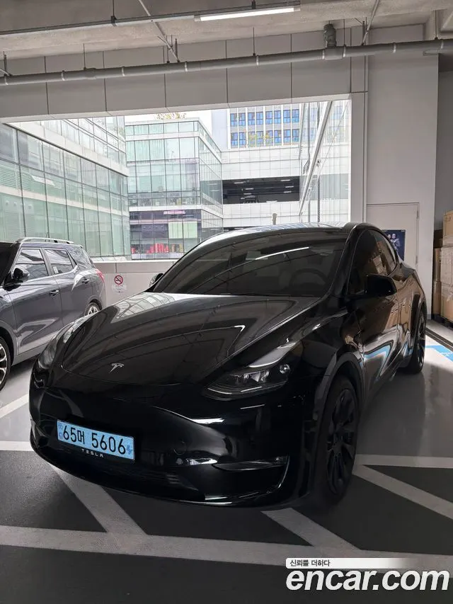 TESLA MODEL Y 2023 — 31 500 км, чёрный, Корея — под ключ — фото 11