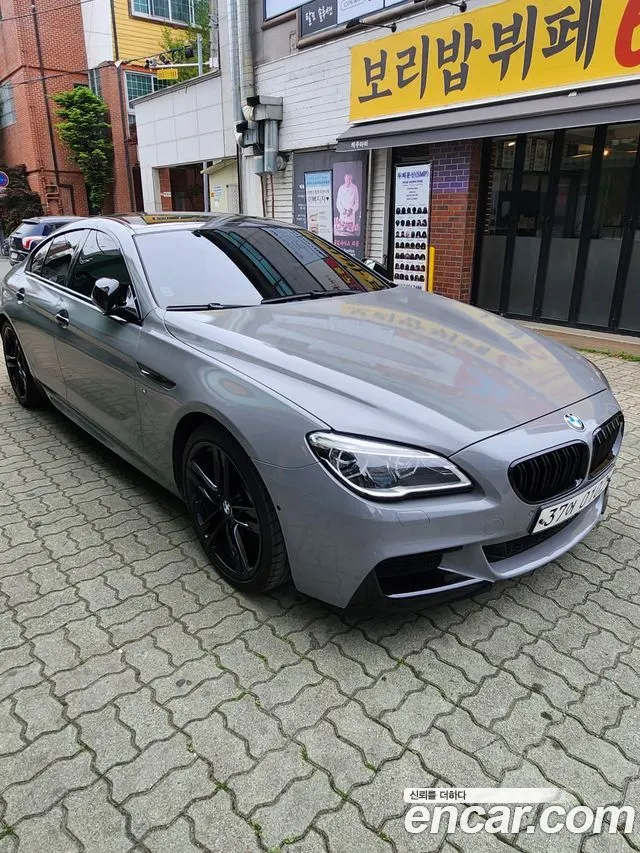 BMW 6 SERIES 2016 — 105 000 км, синий, Корея — под ключ — фото 4