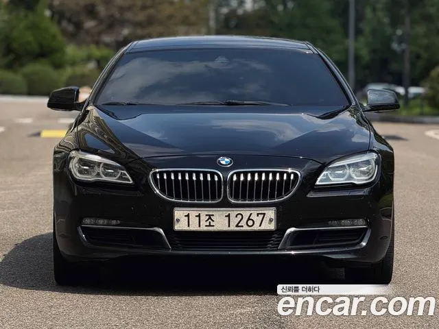 BMW 6 SERIES 2015 — 306 300 км, чёрный, Корея — под ключ — фото 2