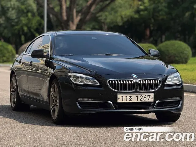 BMW 6 SERIES 2015 — 306 300 км, чёрный, Корея — под ключ — фото 3