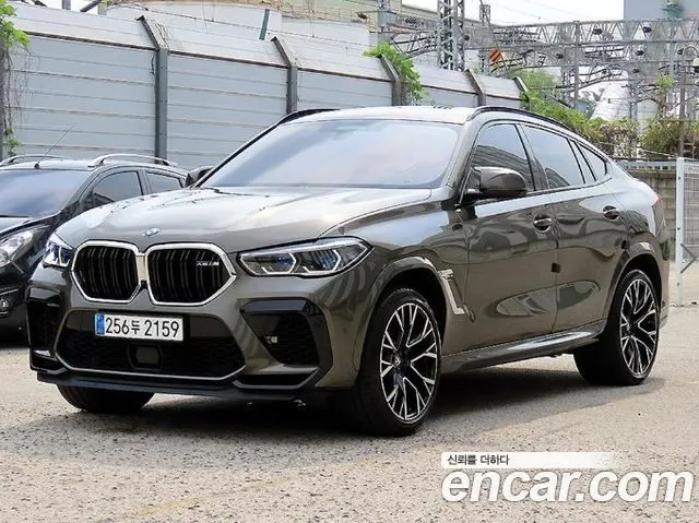 BMW X6M 2020 — 199 836 км, светло-золотистый, Корея — под ключ — фото 2