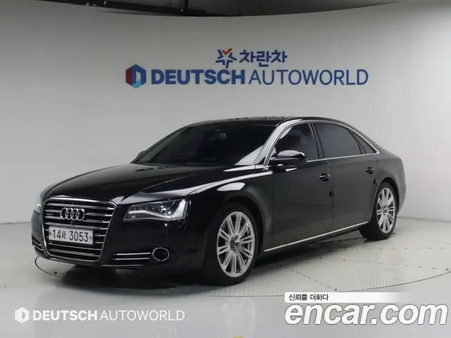 AUDI A8 2013 — 250 000 км, чёрный, Корея — под ключ — фото 11