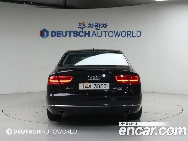 AUDI A8 2013 — 250 000 км, чёрный, Корея — под ключ — фото 4