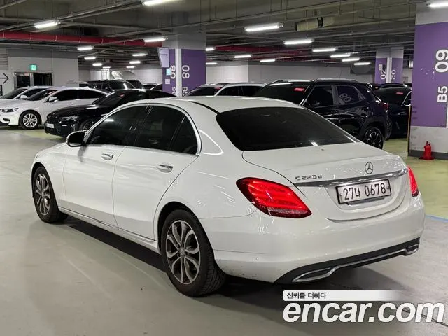 MERCEDES-BENZ C-CLASS W205 2016 — 255 901 км, белый, Корея — под ключ — фото 4