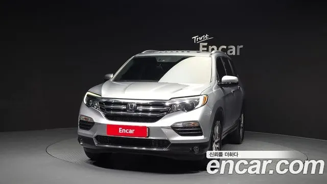 HONDA PILOT 2017 — 158 929 км, серебристо-серый, Корея — под ключ — фото 3
