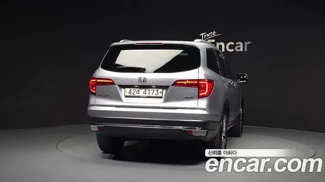 HONDA PILOT 2017 — 158 929 км, серебристо-серый, Корея — под ключ — фото 4